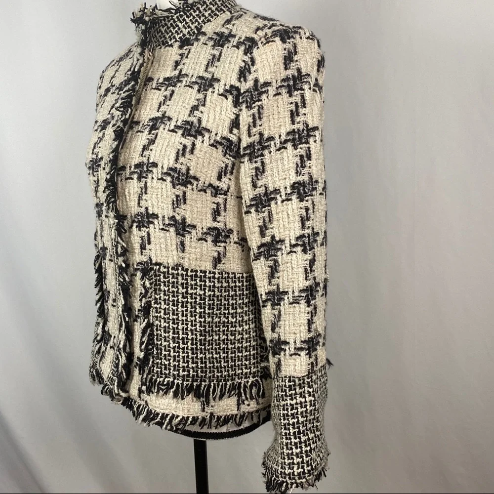 Harve Benard Vintage Black & White Blazer Jacket - Picture 3 of 16